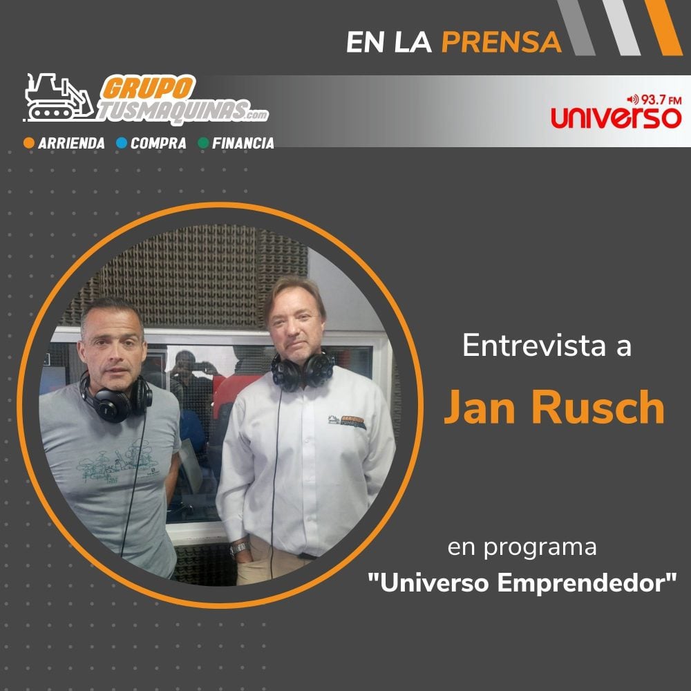 Entrevista a Jan Rusch en Programa Emprendedor, Radio Universo
