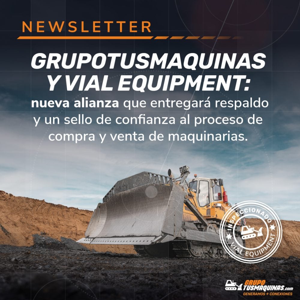 Alianza GrupoTusMaquinas y Vial Equipment