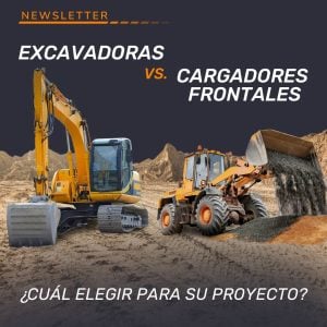 Excavadoras vs cargadores frontales